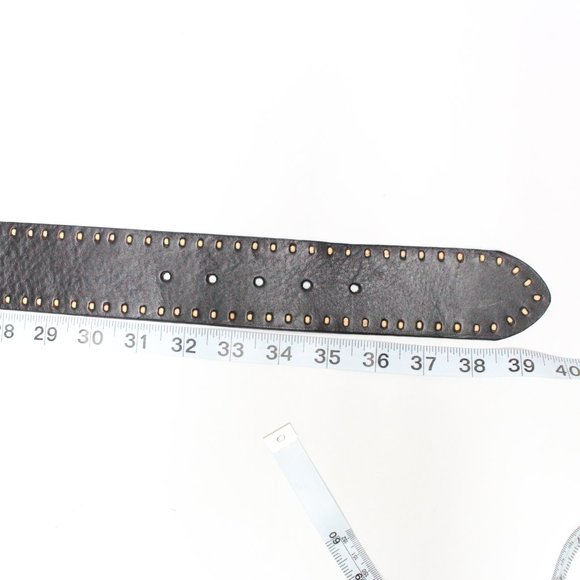 Small Black Genuine Leather Coldwater Creek Belt - Picture 12 of 15